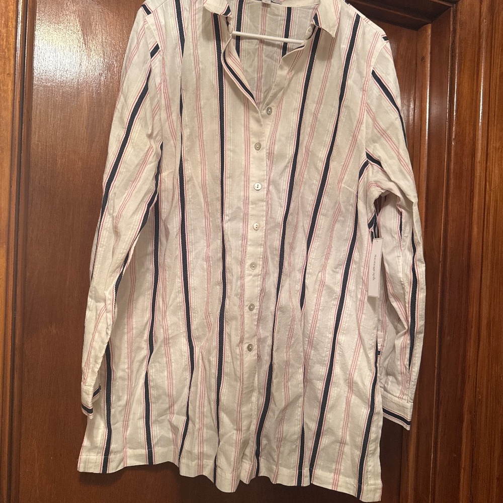 Oversized button down shirt